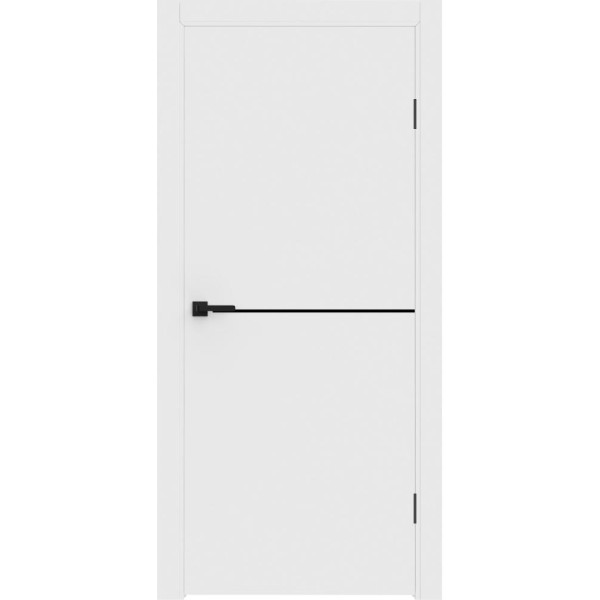 Межкомнатная Дверь ТМ Darumi Plato PTL-03 (Плато 03) ПВХ Белый мат глухая