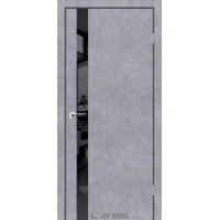 Межкомнатная Дверь ТМ Darumi Plato PTL-04 (Плато 04) ПВХ Серый бетон