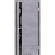 Межкомнатная Дверь ТМ Darumi Plato PTL-04 (Плато 04) ПВХ Серый бетон