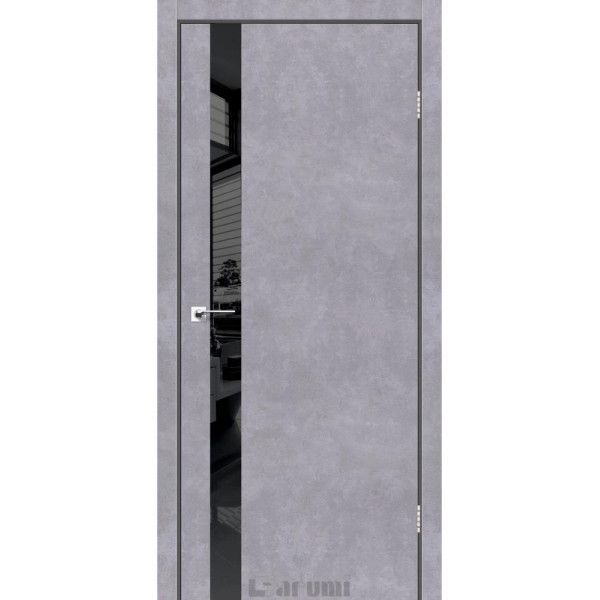 Межкомнатная Дверь ТМ Darumi Plato PTL-04 (Плато 04) ПВХ Серый бетон