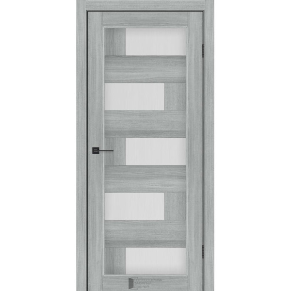 Межкомнатная Дверь ТМ"KFD" Palmira (Пальмира) ПВХ Ольха норвежская стекло сатин