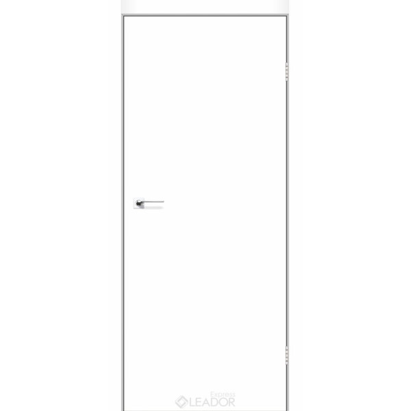Межкомнатная Дверь ТМ"Leador" Express Simpli Loft 01 (Симпли Лофт 01) ПВХ Белый супермат глухая