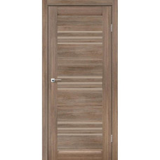 Межкомнатная Дверь ТМ"Leador" Sovana (Сована) ПВХ Серое дерево стекло сатин