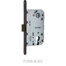 ТМ "MvM" Механизм межкомнатный P-2056-C (Black - черный 50*85 под цилиндр)
