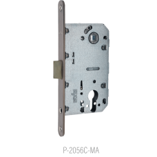 ТМ "MvM" Механизм межкомнатный P-2056-C (MA - матовый антрацит 50*85 под цилиндр)