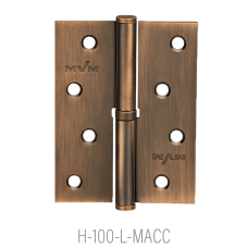 ТМ "MvM" Петли дверные съемные H-100 L/R (MACC - матовая бронза)