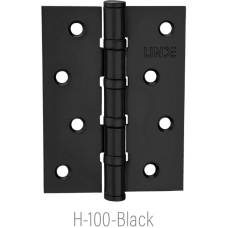 ТМ "LinDe" Петли дверные универсальные Н-100 (Black - черный)