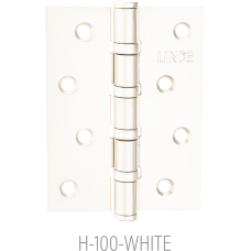 ТМ "LinDe" Петли дверные универсальные Н-100 (White - белый)