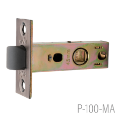 ТМ "MvM" Механизм межкомнатный (защелка) Р-100 (МА - матовый антрацит)