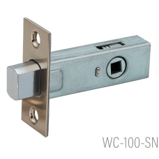 ТМ "MvM" Механизм межкомнатный (ригель-фиксатор ) WC-100 (SN - матовый никель)