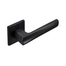 Дверная ручка на розетке BerliSlim ТМ LinDe A-2010/E20 Black черный