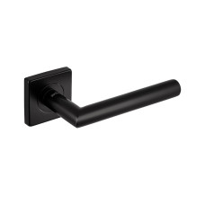 Дверная ручка на розетке RuedaS ТМ MvM S-1136 Black черный
